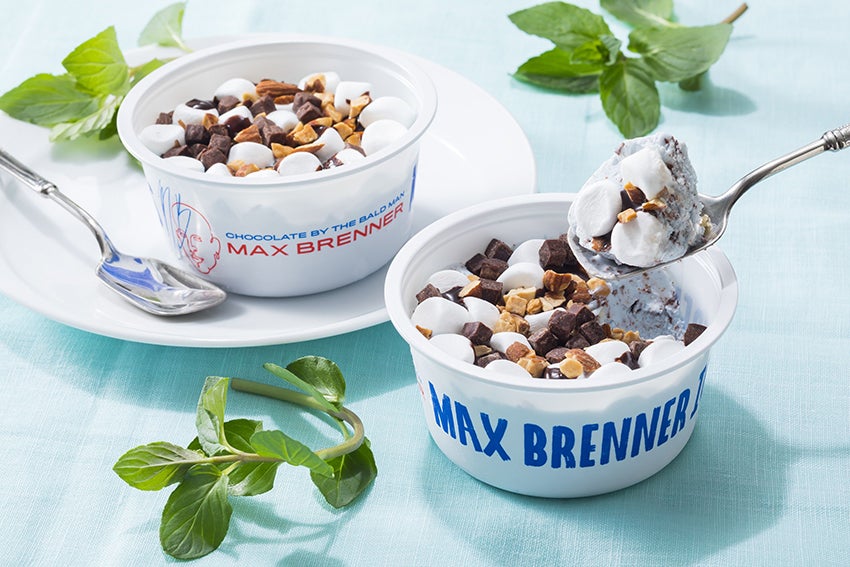 マックス ブレナー　 ミントチョコレートチャンクアイスクリーム