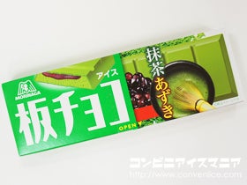 森永製菓　板チョコアイス　抹茶あずき