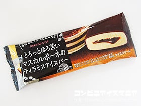 ロッテ SWEETS SQUARE とろっとほろ苦いマスカルポーネのティラミスアイスバー