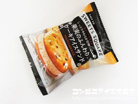 ロッテ SWEETS SQUARE 果実のふんわりケーキアイスサンド