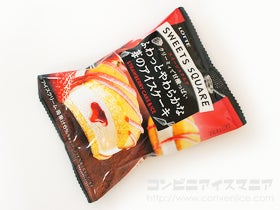 ロッテ SWEETS SQUARE ふわっとやわらかな苺のアイスケーキ