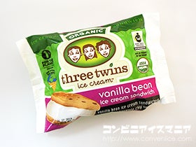 three twins ice cream（スリーツインズアイスクリーム）バニラビーンアイスクリームサンドウィッチ