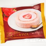 ミニストップ ストロベリーロールケーキアイス