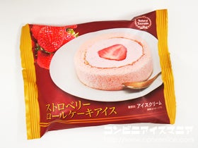 ミニストップ ストロベリーロールケーキアイス