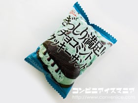 グリコ ぎっしり満足！チョコミントクッキーサンド