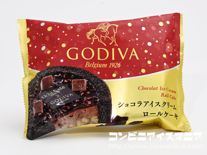 ゴディバ Godiva ショコラアイスクリームロールケーキ 19 アイスマン福留のコンビニアイスマニア