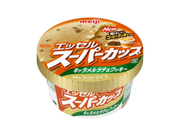 明治 エッセルスーパーカップ キャラメルラテ＆クッキー