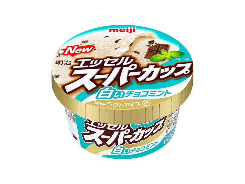 明治 エッセルスーパーカップ 白いチョコミント