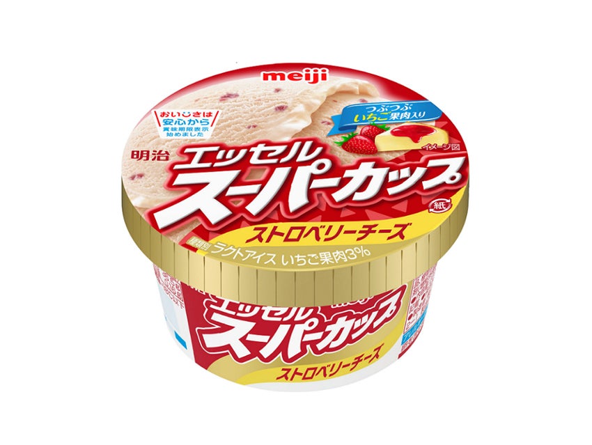 明治 エッセルスーパーカップ ストロベリーチーズ