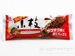 森永製菓 小枝アイスバー クリスプアーモンド＆チョコレート