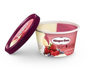 ハーゲンダッツ ミニカップ CREAMY GELATO（クリーミー ジェラート） ミックスベリー＆クリームチーズ