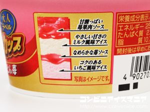 明治エッセル スーパーカップ 大人ラベル とことん苺