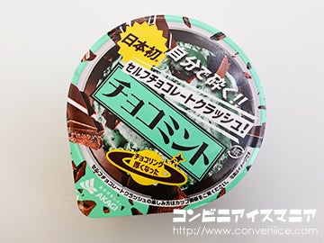 赤城乳業 チョコミント セルフチョコレートクラッシュ！