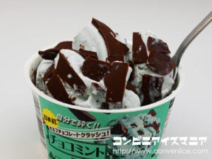 赤城乳業 チョコミント セルフチョコレートクラッシュ！