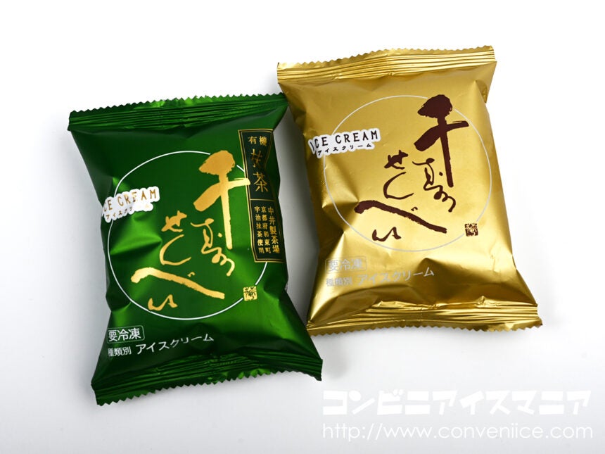 鼓月 千寿せんべいアイスクリーム