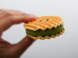 鼓月 千寿せんべいアイスクリーム