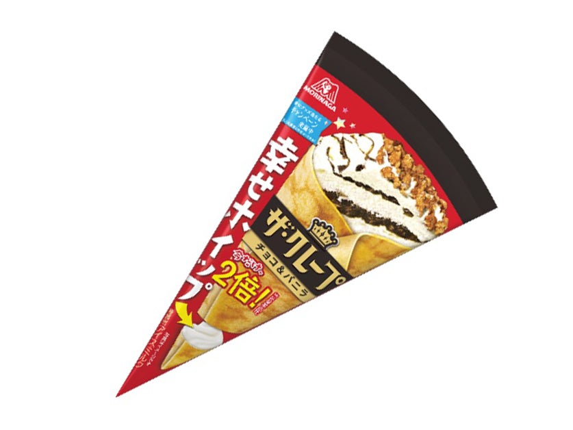 森永製菓 ザ・クレープ ＜チョコ＆バニラ＞幸せホイップ2倍