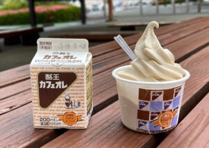 福島 酪王カフェオレソフトクリーム