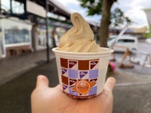 福島 酪王カフェオレソフトクリーム
