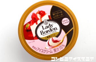 ロッテ レディーボーデン（Lady Borden） ミニカップ ご褒美ごこち Wベリーのレアチーズ