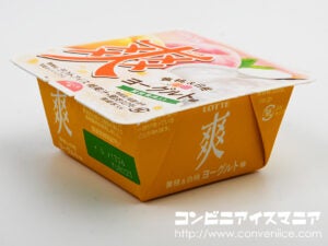 ロッテ 爽 黄桃＆白桃ヨーグルト味