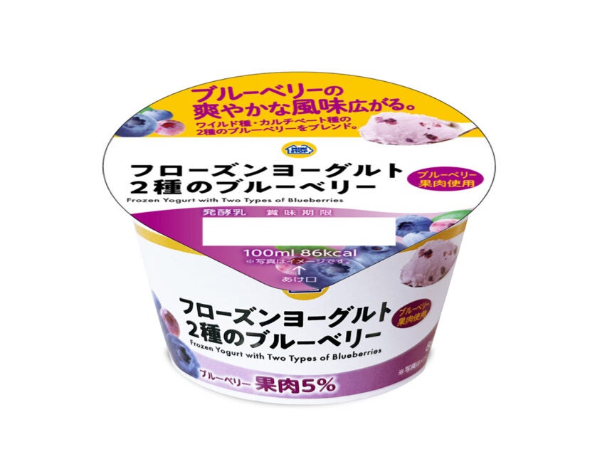 ミニストップ フローズンヨーグルト２種のブルーベリー