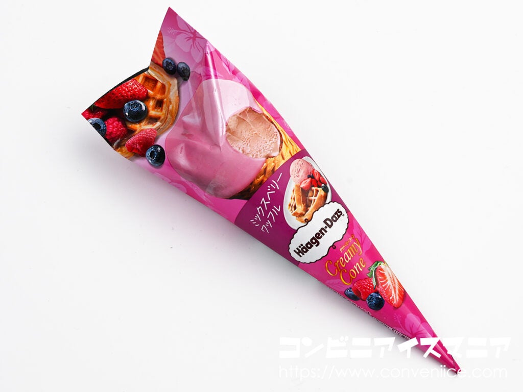 ハーゲンダッツ クリーミーコーン ミックスベリーワッフル