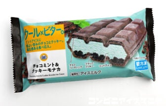 ミニストップ チョコミント＆クッキーモナカ