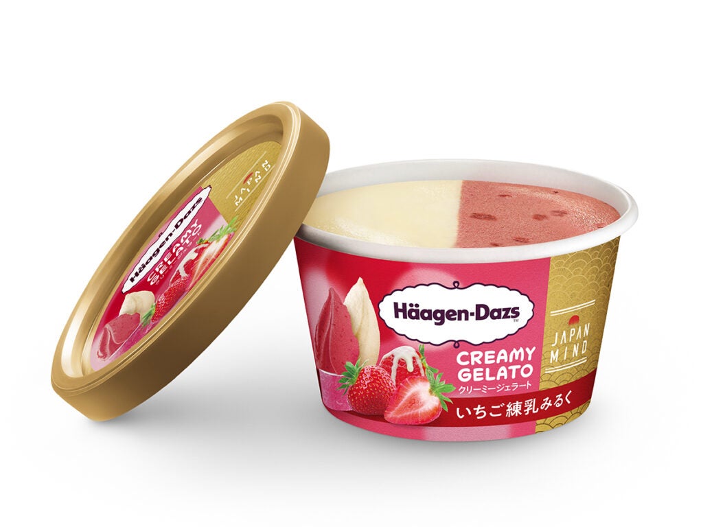 ハーゲンダッツ ミニカップ クリーミー ジェラート『いちご練乳みるく』