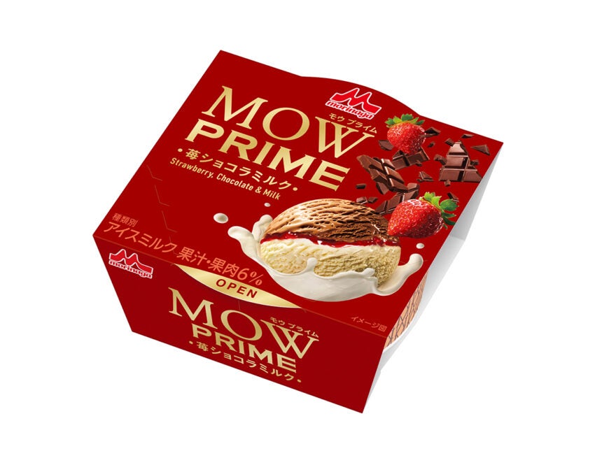 森永乳業 MOW PRIME（モウ プライム）苺ショコラミルク