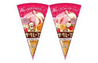 森永製菓 ザ・クレープ＜れん乳＆いちご＞』
