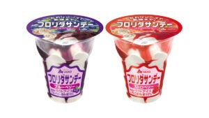 赤城乳業 フロリダサンデー（ストロベリー/ブルーベリー）