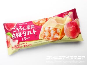 井村屋 ごろろん果肉白桃タルトバー
