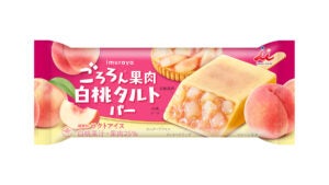 井村屋 ごろろん果肉 白桃タルトバー