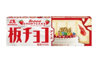 森永製菓 板チョコアイス＜バースデーショートケーキ味＞