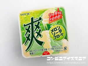 ロッテ 爽 メロンソーダフロート