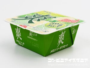 ロッテ 爽 メロンソーダフロート
