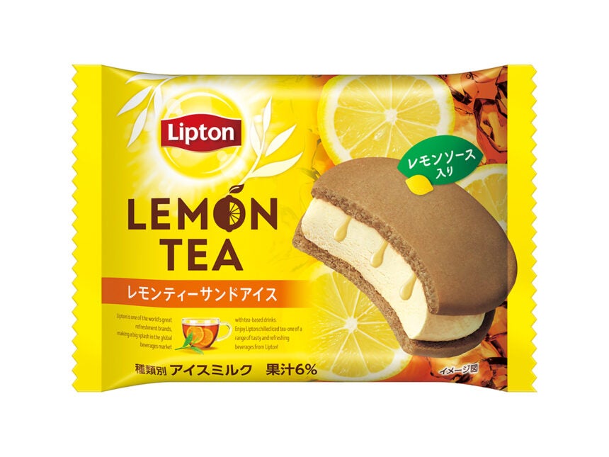 森永乳業 リプトン レモンティーサンドアイス