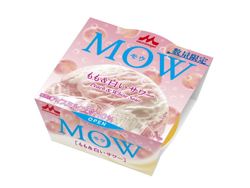 森永乳業 MOW（モウ） もも＆白いサワー