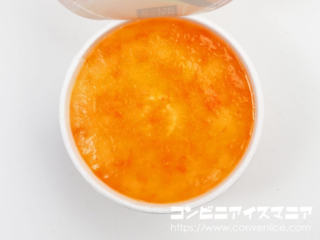 ウチカフェ 果肉ソースがけ みかんかき氷