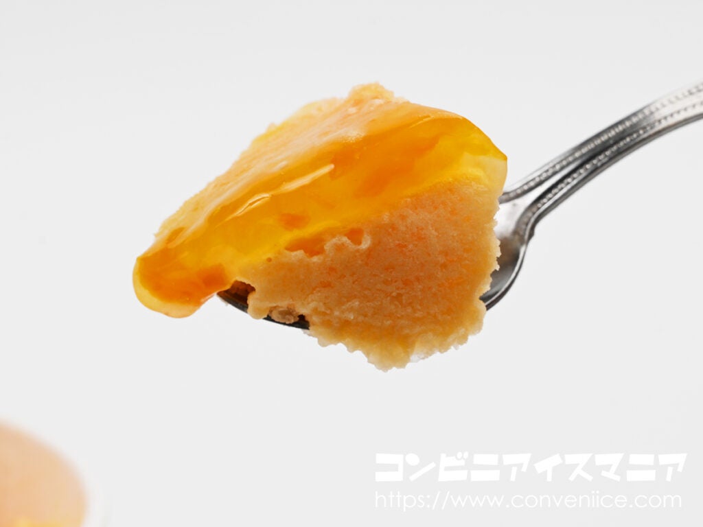 ウチカフェ 果肉ソースがけ みかんかき氷