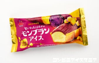 井村屋 紫いもと紅はるかのモンブランアイス