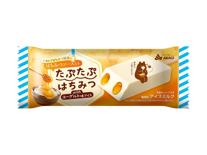 赤城乳業 たぷたぷはちみつwithヨーグルト味アイス