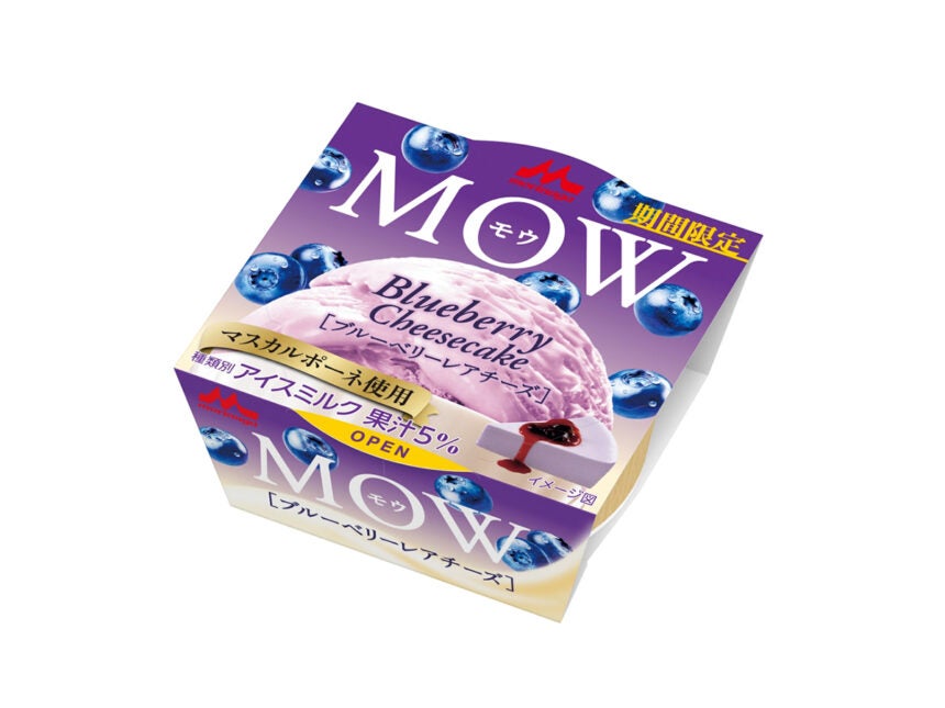 森永乳業 MOW（モウ） ブルーベリーレアチーズ