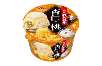 森永乳業 森永れん乳氷 杏仁と桃