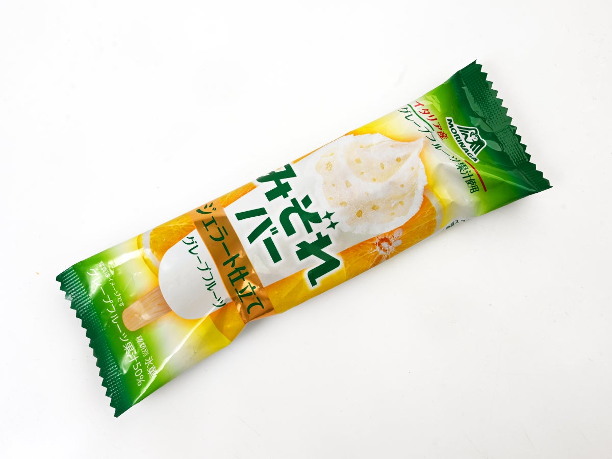 森永製菓 みぞれバー ジェラート仕立て グレープフルーツ