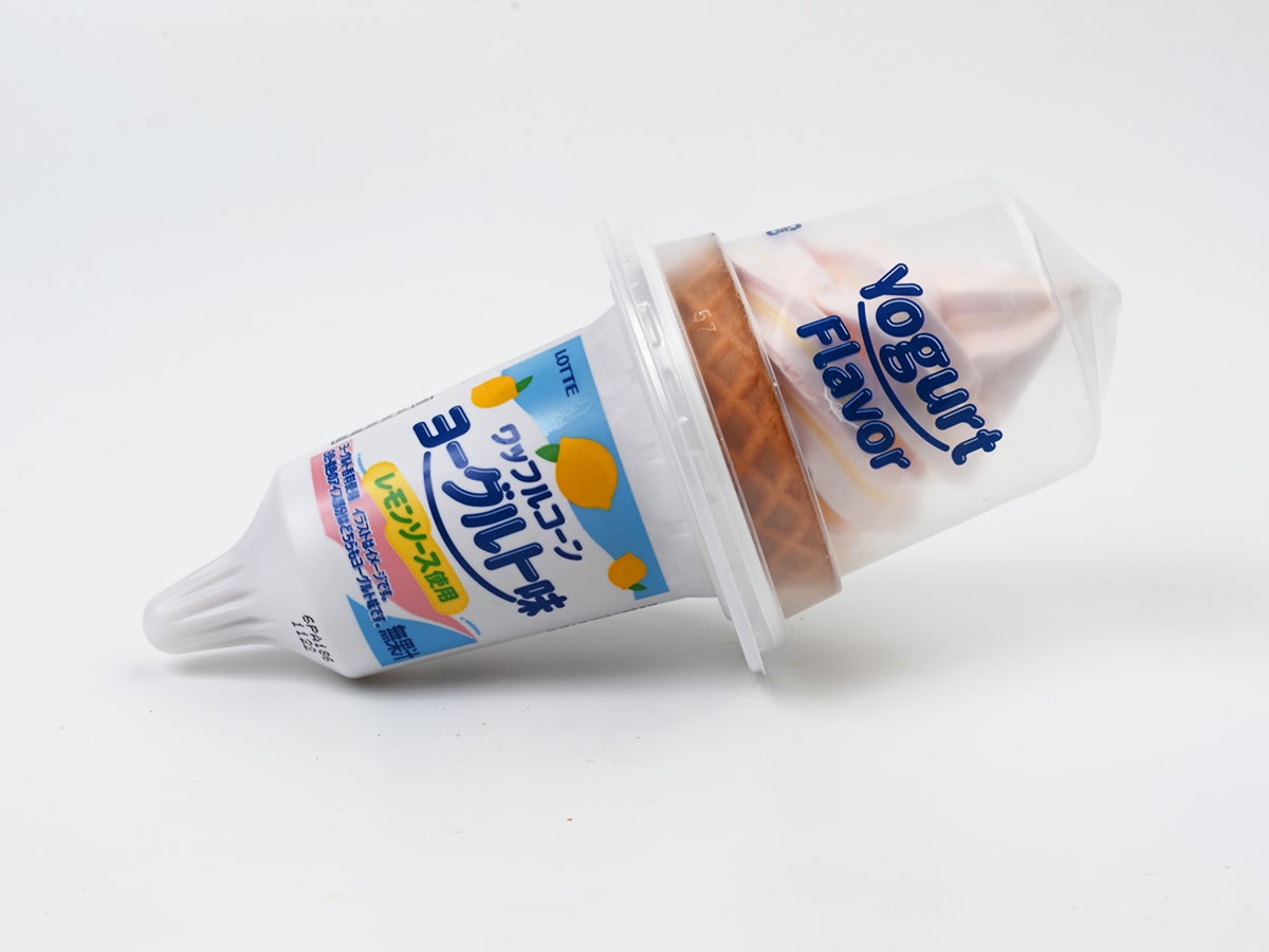 ロッテ ワッフルコーン ヨーグルト味