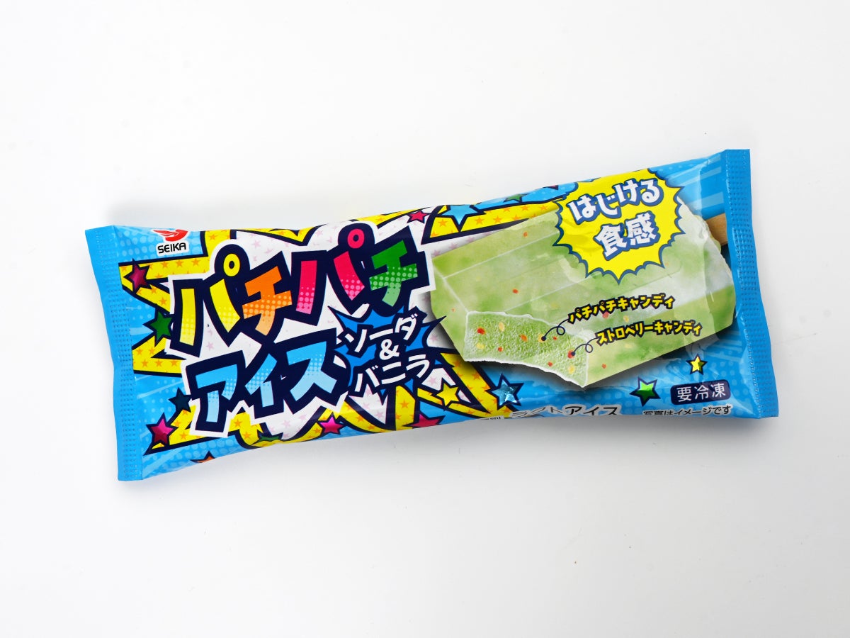 セイカ食品 パチパチアイス ソーダ&バニラ